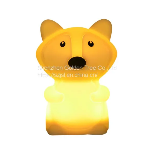 3D LED Silicone Acrylic Friendship Kids Sensor Batteries Small Baby Animal Night Bed Light Remote Control Lamps With USB Charger photo-3