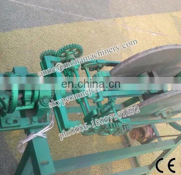 Manual Grass Rice Wheat Straw Rope Knitting Twisting Making Machine photo-2