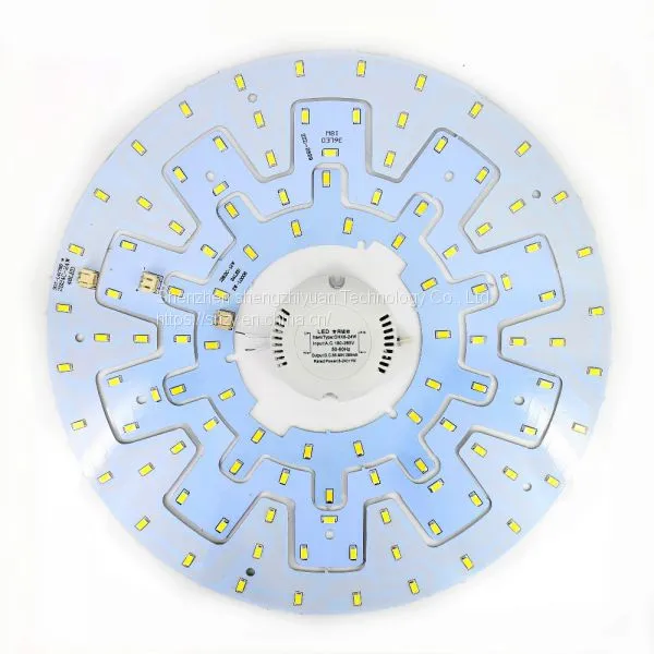 12W 18W 24W Ceiling Fixture LED Ring Panel Circle Lights 5730 LED Round Ceiling Board Circular Lamp With Magnet Screw + Driver