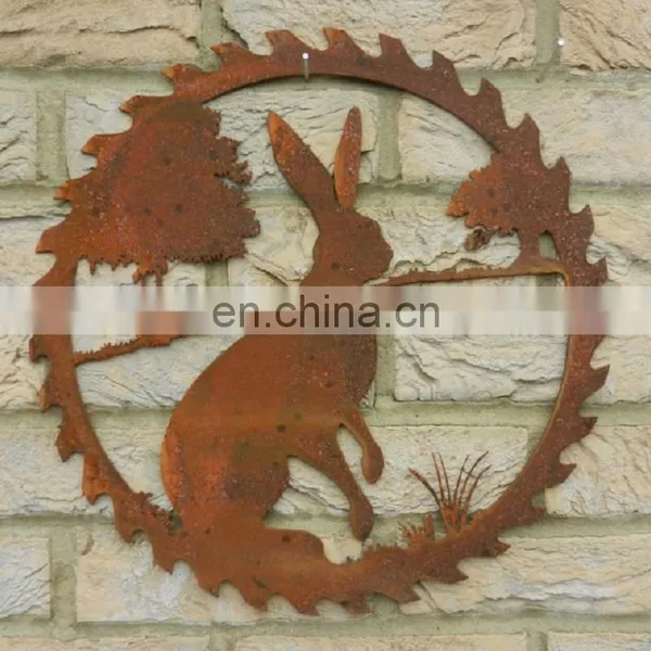 Custom Made Corten Steel Animal Rabbit Model photo-6