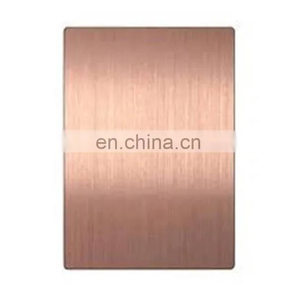 Best Selling Products Rose Gold Stainless Steel Plate 304l photo-4