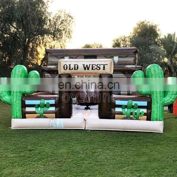 Inflatable Mechanical Bull Ride Machine Old West Rodeo Bull Riding For Sale photo-3