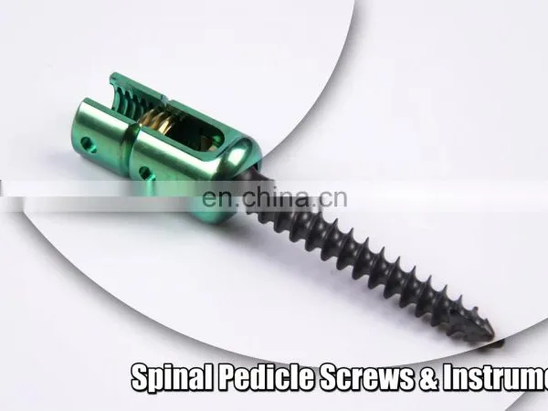 Factory Price Surgical Screw Polyaxial Pedicle Screw for Medical Titanium Screws Orthopedic Spine Implants