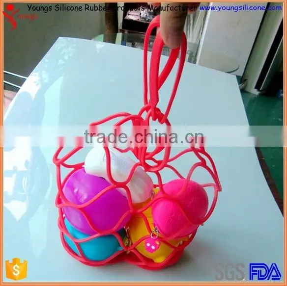 Multifuntional Basket Wine Mesh Bag Funny Decorative Wine Bottle Holder photo-2