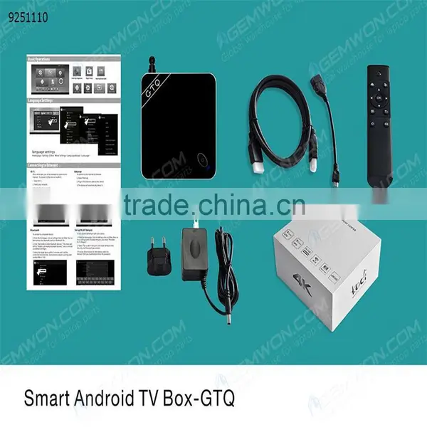 Best Price GTQ Smart TV Box Android 4.4 ,2 Black Color,2.4G & 5G Wifi photo-4