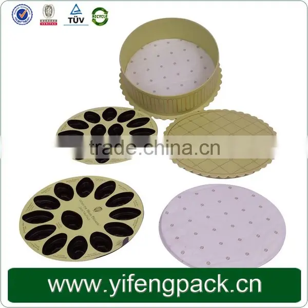 2015 New Design Customized Luxury Large Round Cardboard Gift Boxes Wholesale photo-6