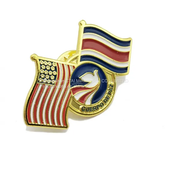 Metal Emblem Custom Logo Badge Custom Enterprise Annual Meeting School Emblem Brooch Custom Commemorative Medal