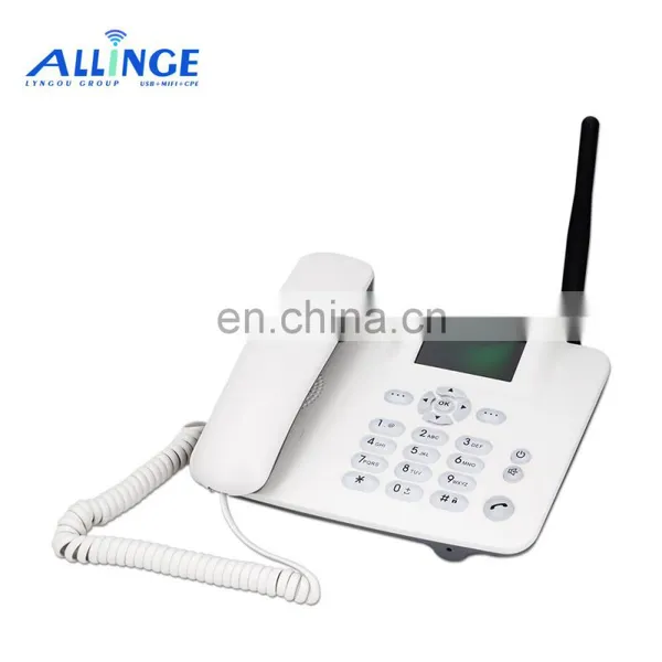 ALLINGE SDS1443 Corded Telephones 2.4 Inch TFT Screen Telephone Desk Corded Fixed GSM Landline Phones Corded Telephones With Sim photo-2