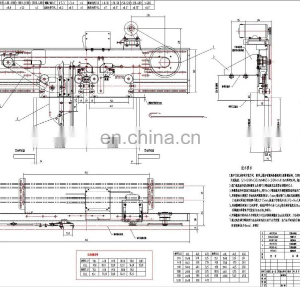 NV31-002 Elevator Door System Center Opening Landing Door and Door Operator photo-2