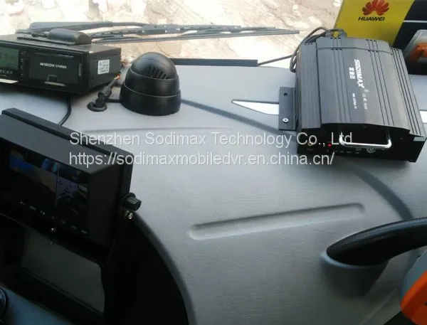 4CH HD CCTV Camera HDD Car Mobile DVR GPS H.264 Compression Format Vehicle MDVR photo-2
