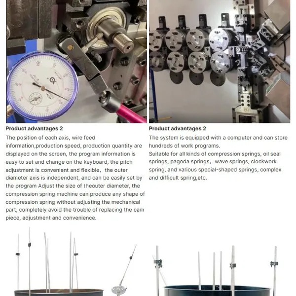 YINFENG CNC-8660 6 Axces Cnc Spring Coiling Machine,6MM Compression Spring Machine photo-5