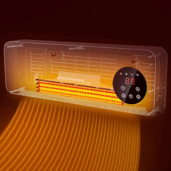 Hot Sale Electric Wall Split Space Mounted Room Ceramic Heaters photo-2