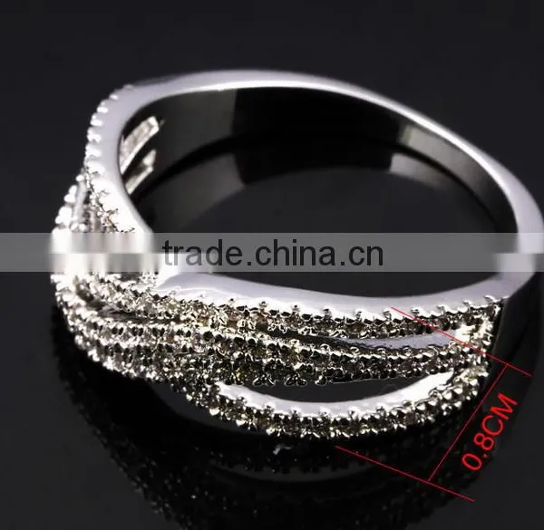 Newest Trend Cubic Zirconia Fine CZ Stones Wholesale Jewelry Setting Wedding Ring photo-6