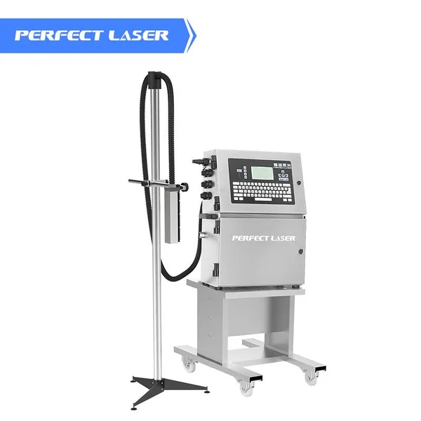 Perfect Laser Industrial Auto Nozzle Cleaning Batch Coding Machine Label Expiry Date White Inkjet Printer