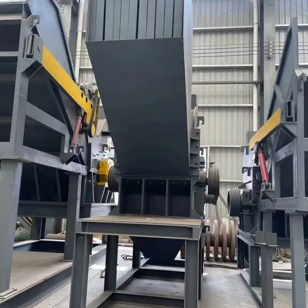 Industrial Double Shaft Scrap Metal Recycling Waste Car Shredder Aluminum Recycling Machine photo-2