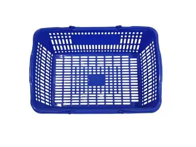 Colorful Plastic Material New Design Supermarket Shopping Basket