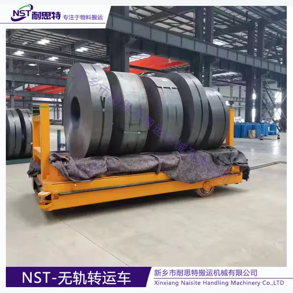 Customized Electric Trackless Trackless Transfer Cart/Industrial Warehouse Material Handling Equipment