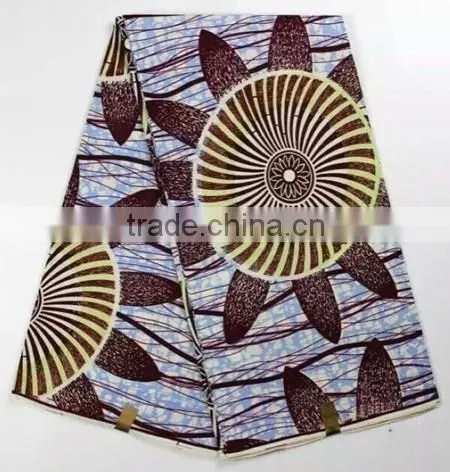 H473 100% Cotton 6 YARD African Wax Fabric Wholesale Quality Choice