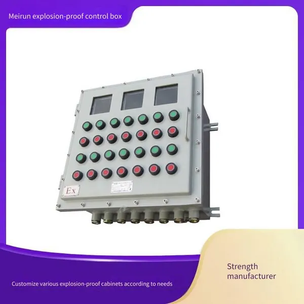 Dust-proof, Moisture-proof and Explosion-proof Box. Special Explosion-proof Control Cabinet for Chemical Industry. Essential Power Distribution Equipment for Gas Station Safety photo-4