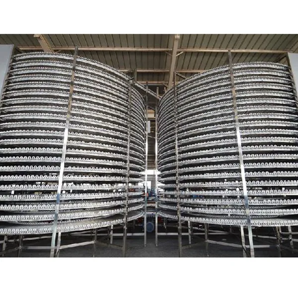 Ammonia 500kg/H Plate Frozen Tunne Belt Fluidized Icecrem Smallest Cooling Tunnel Iqf Shrimp Spiral Freezer Blast Frozen photo-4