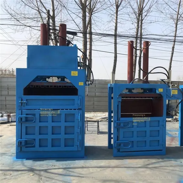 Vertical Aloe Vera Hydraulic Compressor, Semi-automatic Film Packing Machine, Waste Film and Plastic Film Baler photo-4