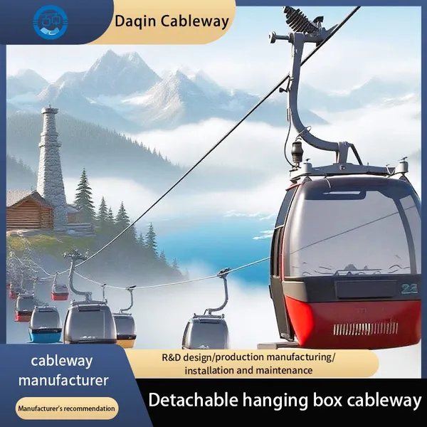 Dq Detachable Steel Cableway Eco-Friendly Commercial Outdoor Scenic Aerial Tramway for 5-10 Passengers Over 500kg Capacity photo-4