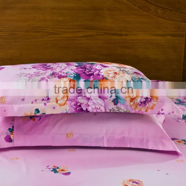 China Made Wholesale Romantic Style Best Cotton 4 Pcs Bedding Set photo-6