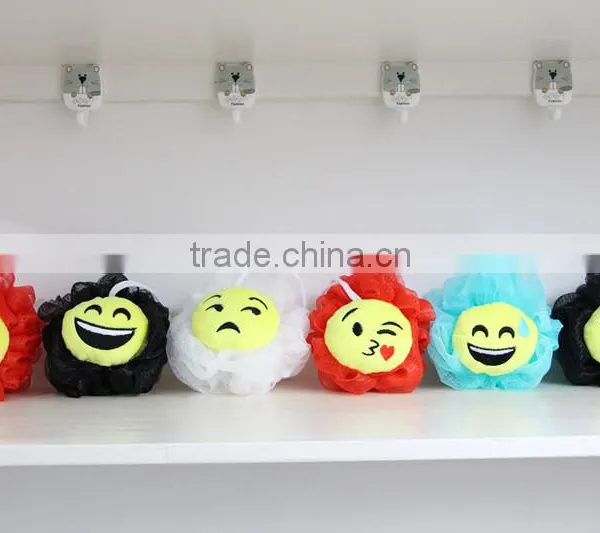 Baby Bath Sponge Funny Faces Ball photo-2