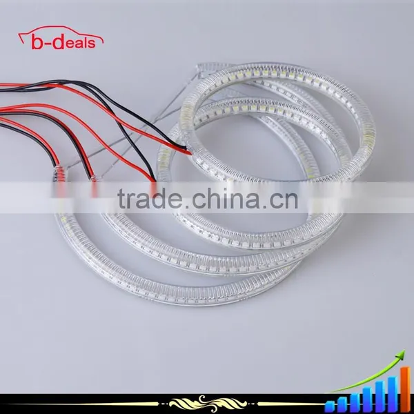 B-deals Two Choices SMD Plastic Cover Angel Eyes Led Rings for Mitsubishi LANCER X photo-3
