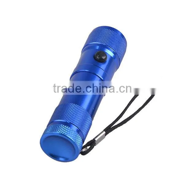 8 + 1 LED Aluminum Case 8 LED Flashlight With Laser Pointer photo-3