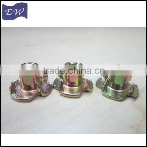 4 Prong Furniture Insert t Nuts ,wood Insert Nut m8 (DIN1624) photo-2