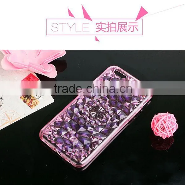 Diamond Clear TPU Crystal Case for IPhone 6s Plus Fashion Crystal Rose Flower Soft Full Case for IPhone 6 Plus 5.5 photo-6