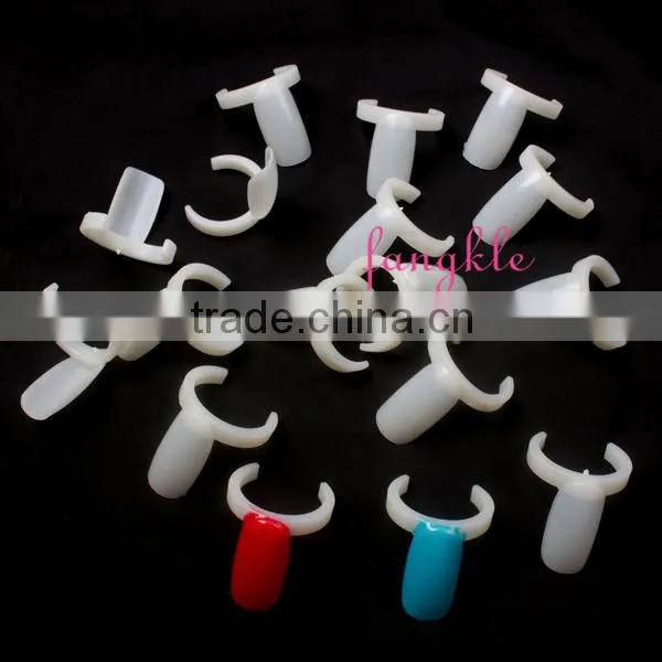 Plastic 50pcs Nail Ring Tips Display photo-2