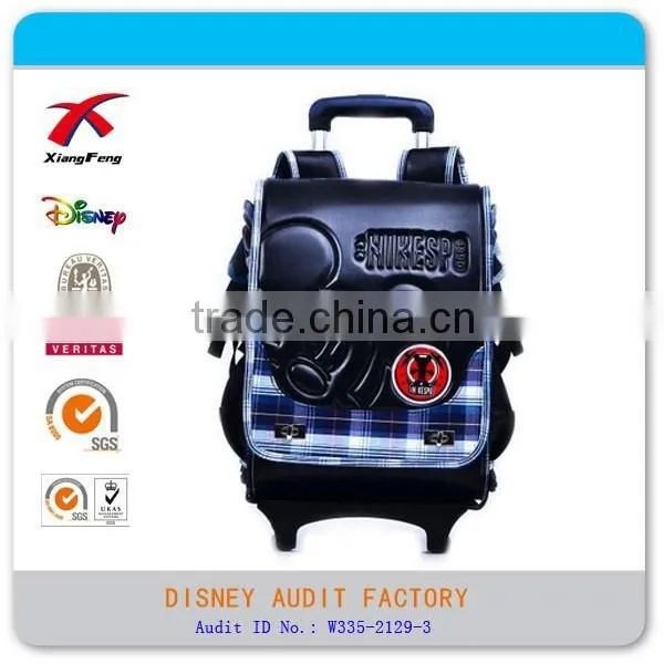 Student School Bag Mickey Mouse Trolley Bag photo-2