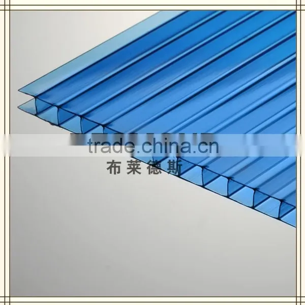 2 Layers Polycarbonate Sheet PC Sheet Sun Sheet Plastic Building Material 10 Years Gurantee With UV Finish photo-5