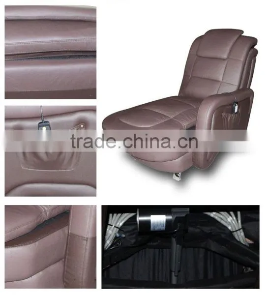 Genuine pu Leather Sofa European Recliner Chair Supplier's Choice photo-4