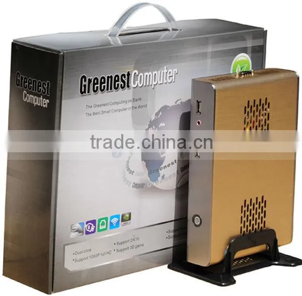 Cheapest Fanless Mini PC Intel Atom N270 Mini Desktop PV 12V With Linux OS photo-3