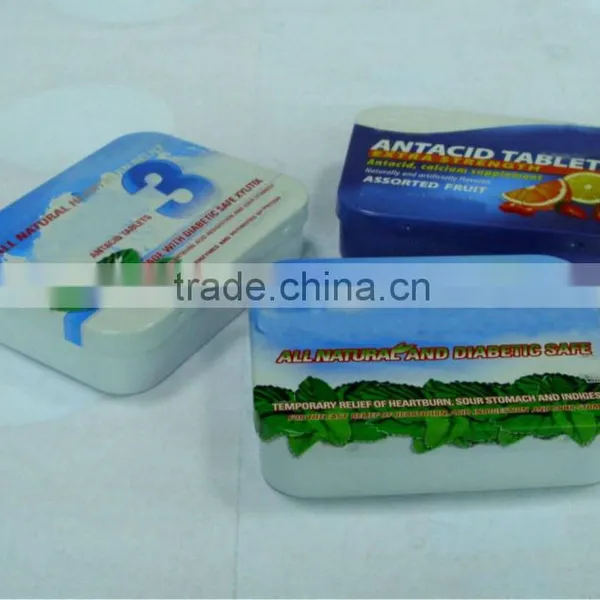 Rectangular Cool Candy Tin Box With Hinge photo-2
