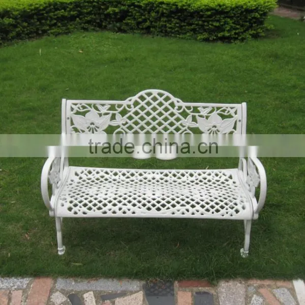 Heavy Duty All Weather Rust Free Cast Iron Outdoor Garden Bench photo-2