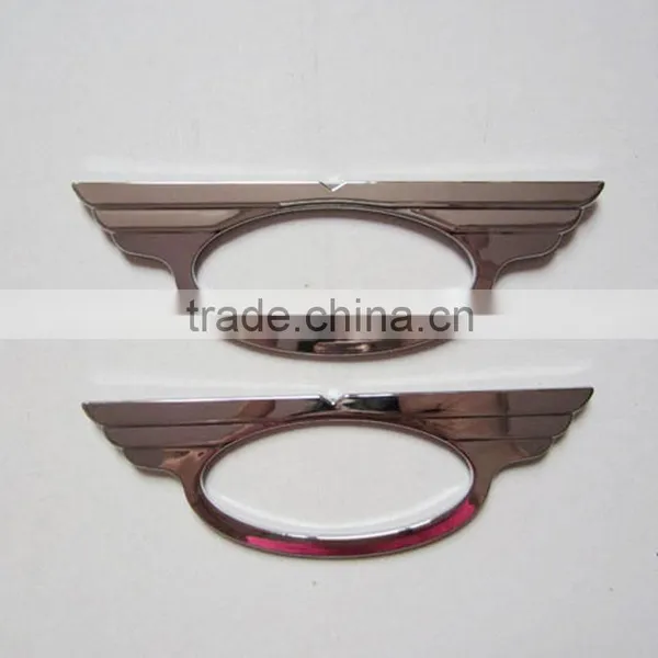 Free Shipping ABS Chrome Auto Accessories Side Light Lamp Cover For JUKE 2010-2014