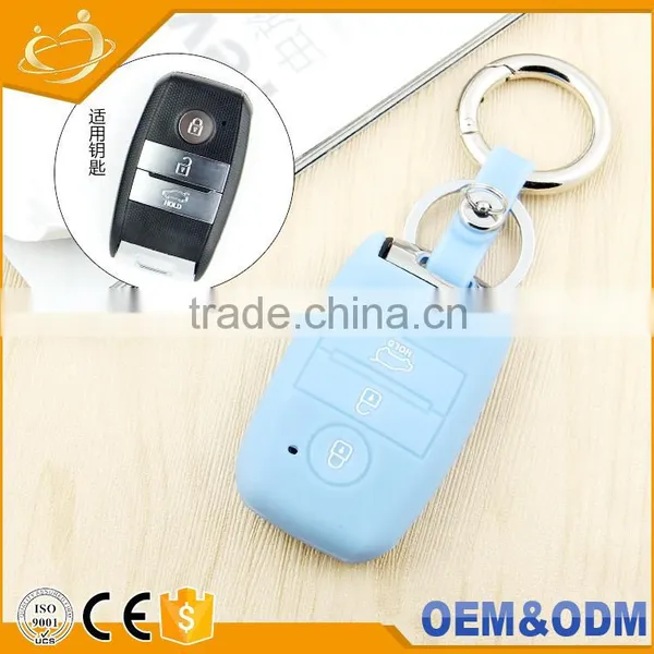 3 Button Eco-friend Silicone Car Remote Key Holder Shell For KA K3 K4 K5 Forte Cerato Rio Optima Sportage photo-4