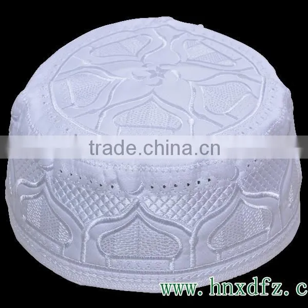 China Wholesale Embroidery Muslim Cap photo-5
