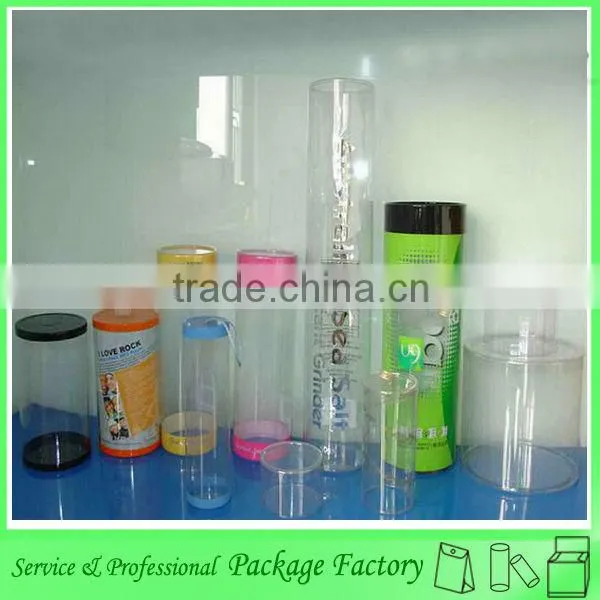 Factory Direct Price Plastic Clear Round Cylinder Shape Clear PVC Packaging Quality Choice