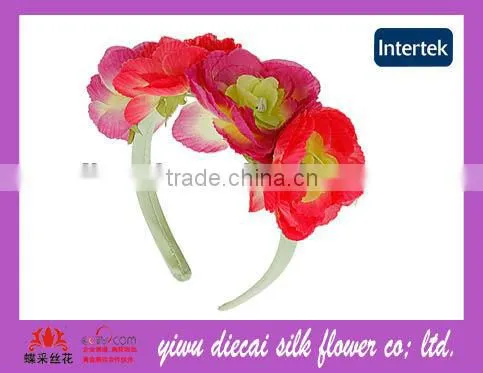 Handmade Floral Flower Hairband Hair Accessories photo-4