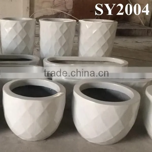 Pot for Sale Small Custom Color Fiberglass Flower Pot photo-2