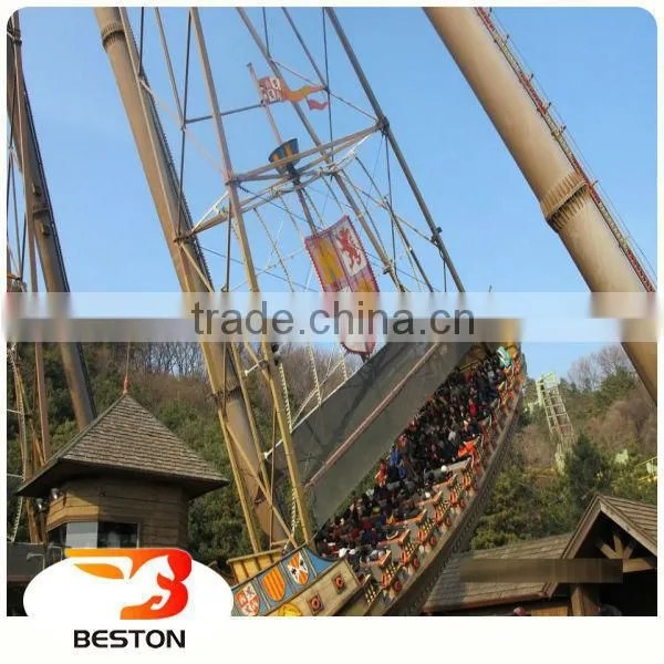 Outdoor Amusement Swing Rides Viking Ship Ride Trailer Mounted for Sale photo-2