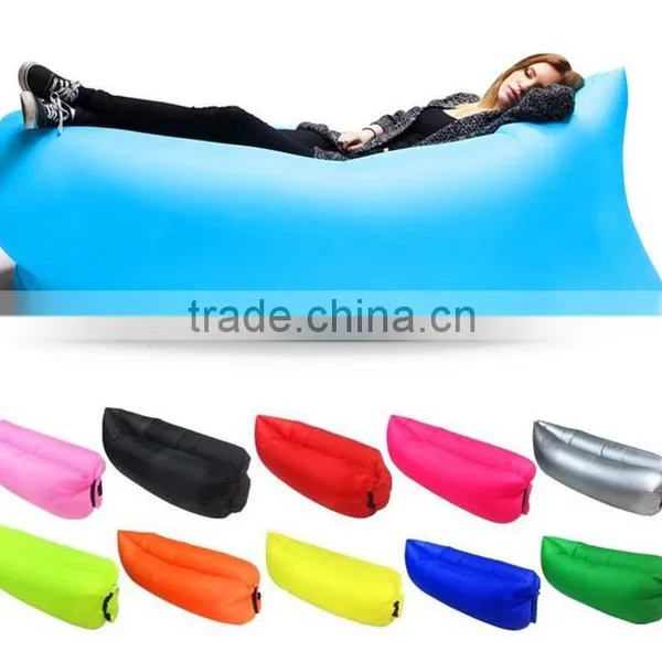 Fast Filling Drop Bean Shape Waterproof Inflatable Lazy Sofa /bed/Hangout Lounge Sleeping Air Sofa Bag Supplier's Choice photo-5