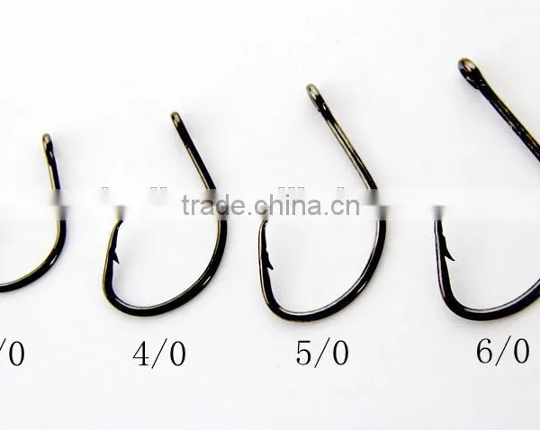 Sport Circle Hook High Carbon Steel 6/0 500pcs/bag photo-4