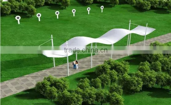 2016 New Canopy Membrane Structure PTFE PVDF With 30 Guaranty photo-2
