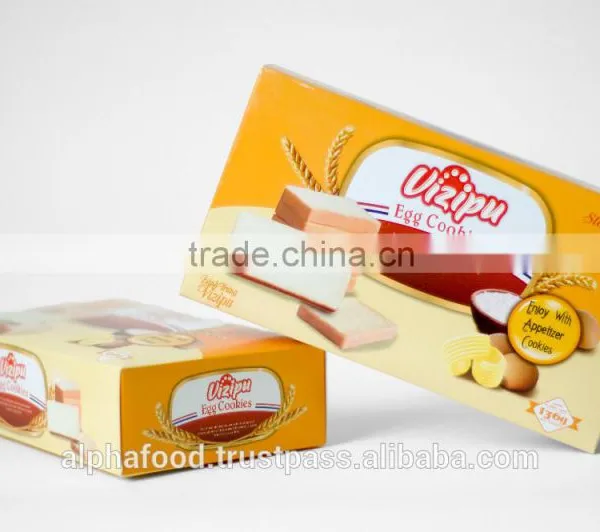 Vizipu Egg 136g Cookies - NEW TASTE, NEW FLAVOR BISCUITS